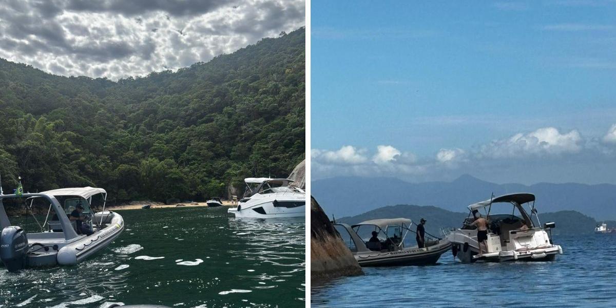 Operação conjunta aconteceu na Praia do Moisés, uma das praias mais isoladas da Cidade
