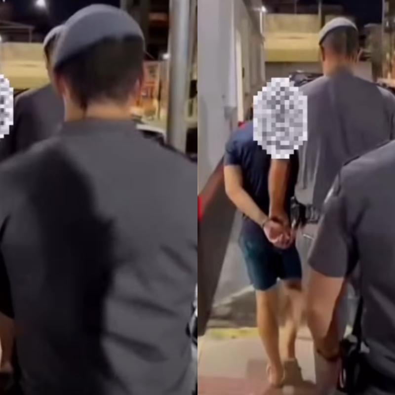 Suspeito foi conduzido à CPJ de Santos