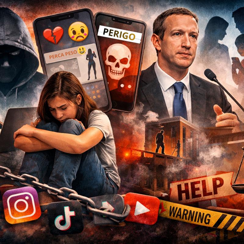 Redes sociais pressionadas