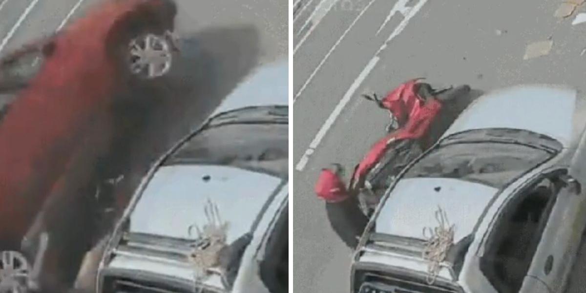 Vítima, de 56 anos, chegou a se levantar, mas teve uma parada cardíaca logo após ser atropelado na Avenida Nossa Senhora de Fátima, em Santos