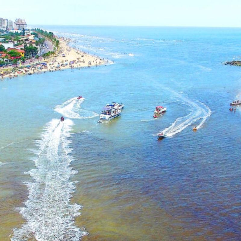 Corpo foi achado na região da Boca da Barra, em Itanhaém