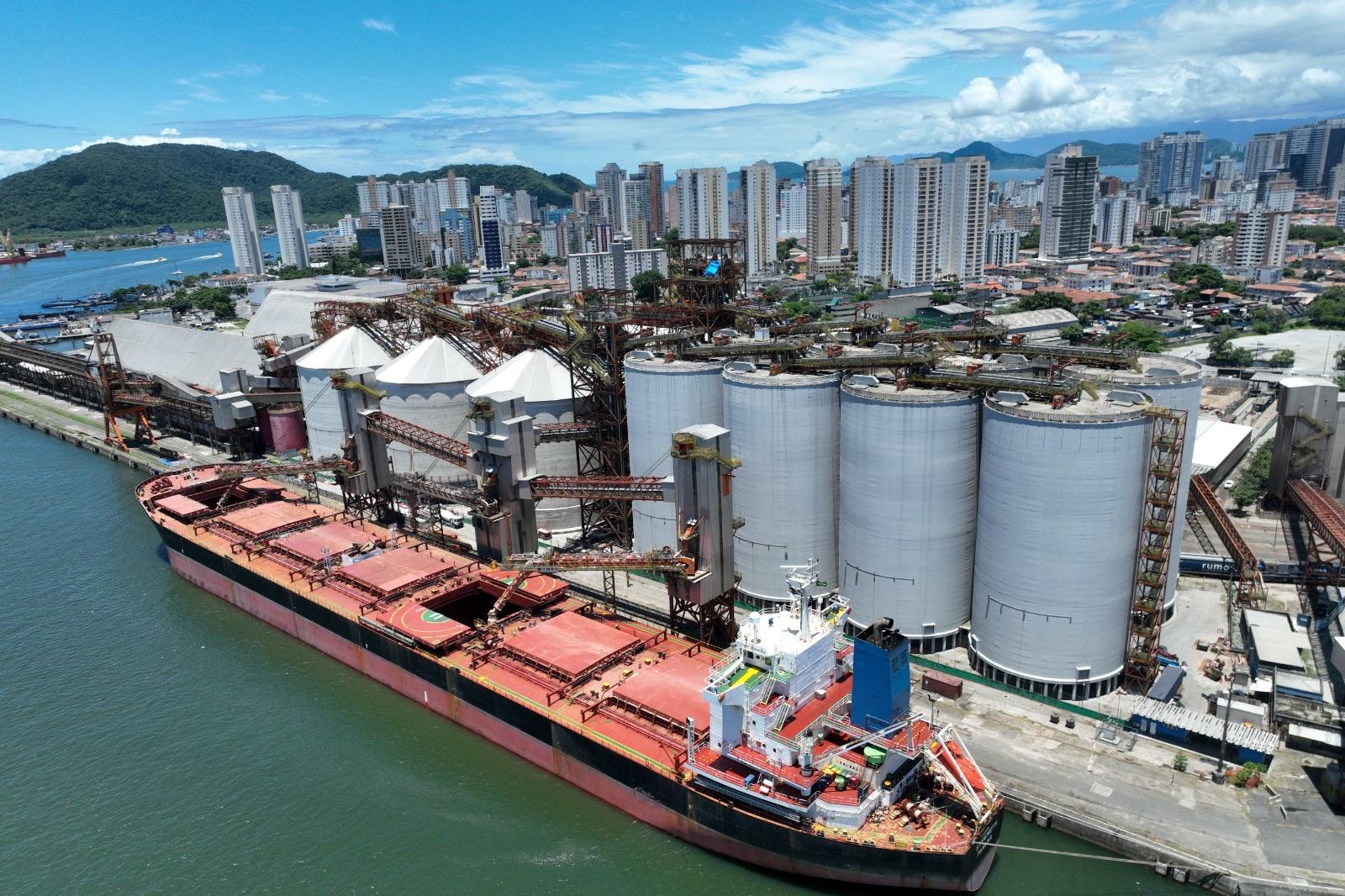 O avanço do Porto foi impulsionado principalmente pelo complexo soja