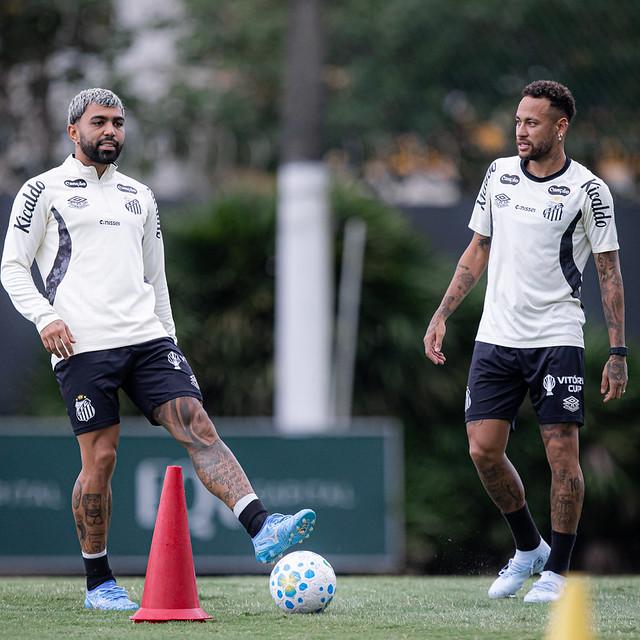 Santos aposta no talento e poder de decisão de Gabigol e Neymar para derrotar o Vasco