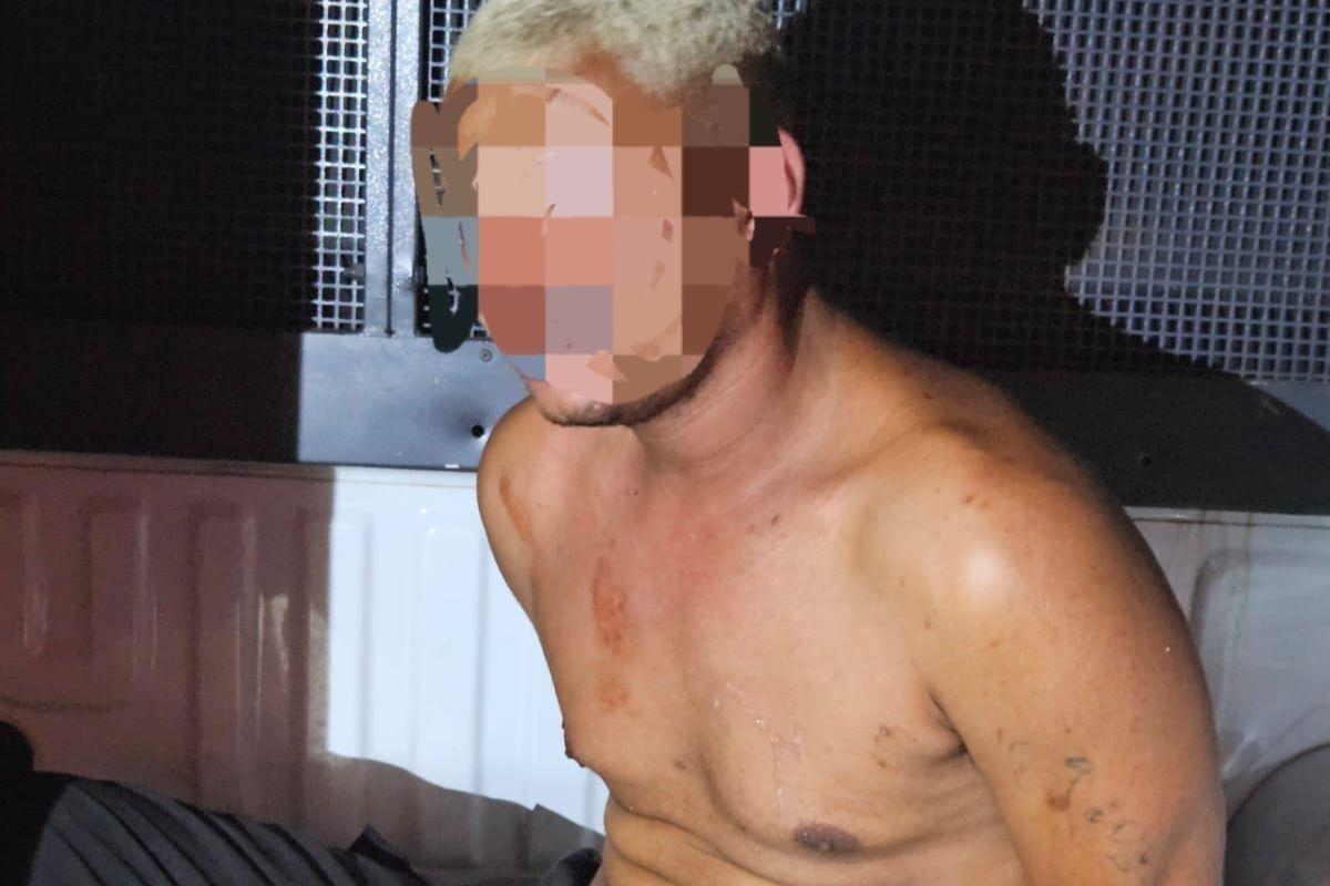 O agressor, de 26 anos, foi preso e encaminhado à Delegacia de Apiaí