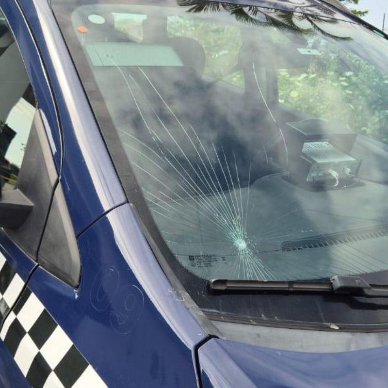 Incorporada à frota da GCM de Mongaguá há apenas 15 dias, a viatura passará por reparos, diz a Prefeitura