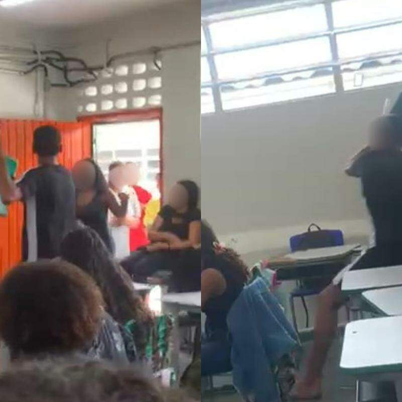 Tumulto aconteceu dentro de uma sala de aula na Escola Estadual Sylvia de Melo