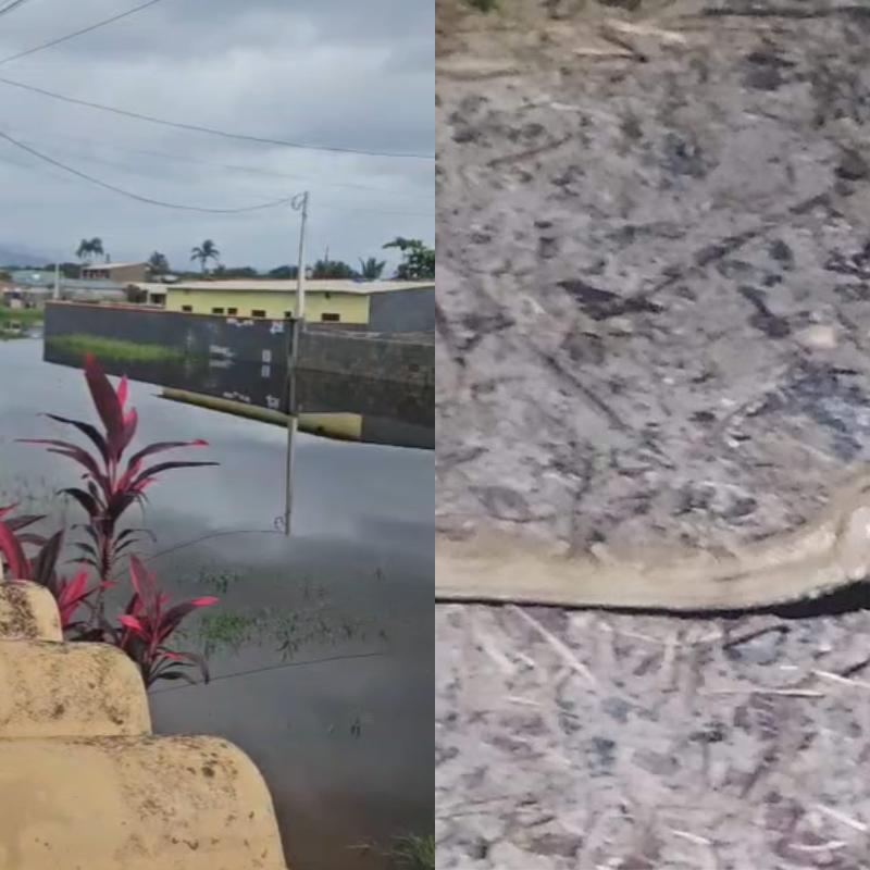 Não é a primeira vez que a rua fica alagada a ponto de impedir a circulação, segundo a moradora