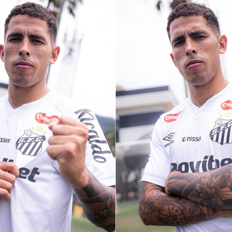 Christian Oliva, uruguaio de 29 anos, é o novo reforço do Santos