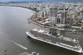 MSC Seaview, que encerrou ontem a programação de fevereiro, é um dos sete navios que farão escalas em março; desde o início da temporada, terminal recebeu 369.896 pessoas