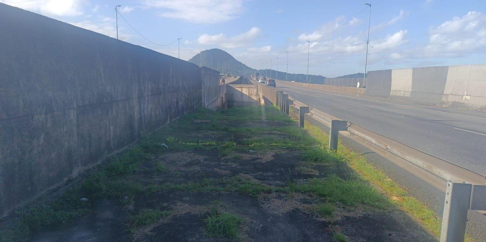 Corpo foi localizado no km 68 da Rodovia dos Imigrantes, em São Vicente