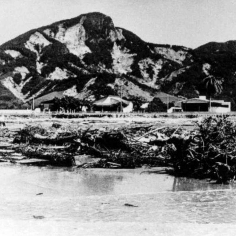 Catástrofe climática em Caraguatatuba, litoral norte de São Paulo, completa 59 anos neste mês