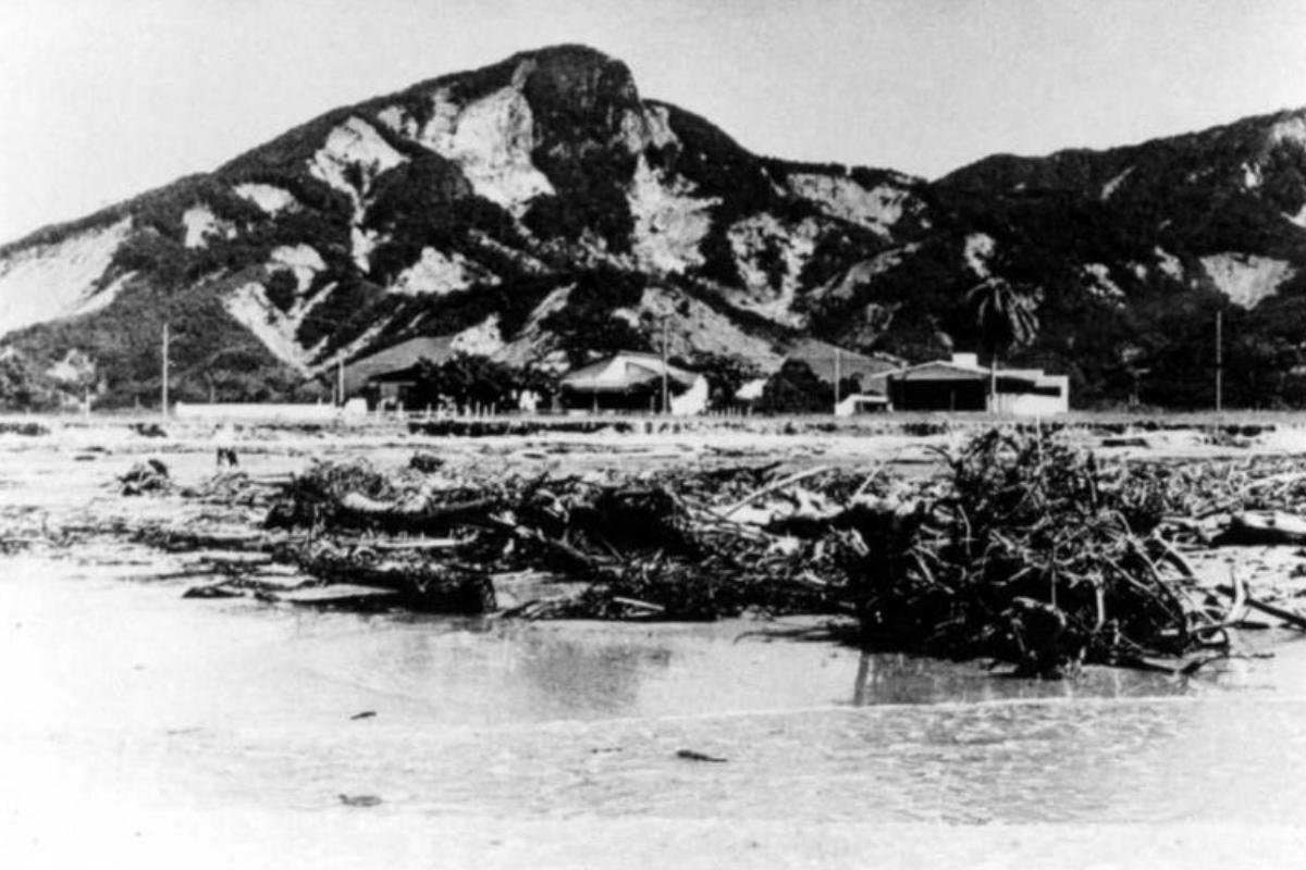 Catástrofe climática em Caraguatatuba, litoral norte de São Paulo, completa 59 anos neste mês