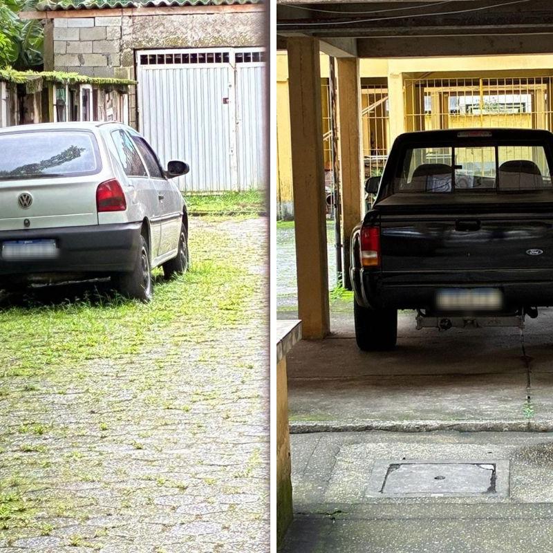 Carros foram apreendidos pela Polícia Civil