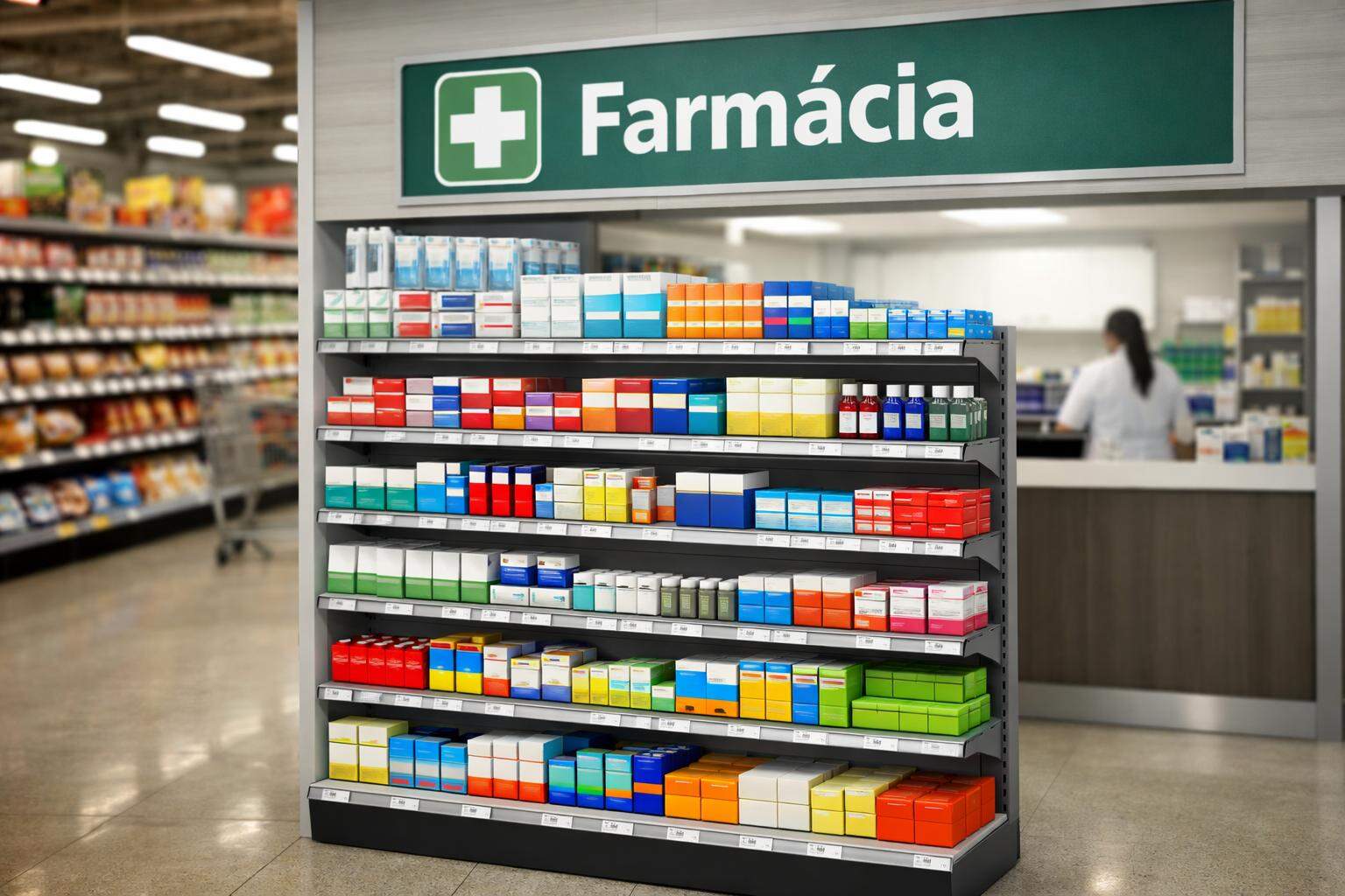 Medicamentos em supermercados