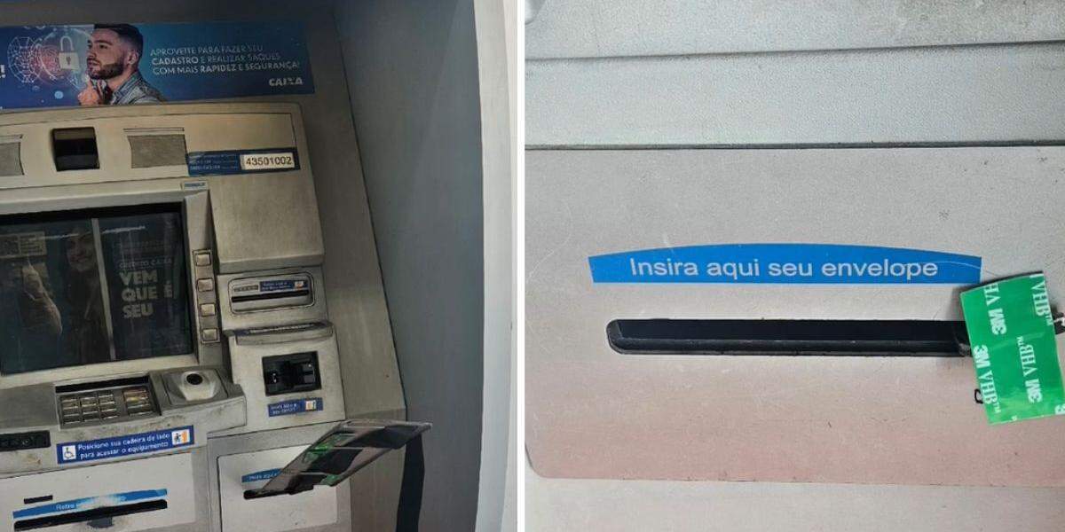 Dispositivos foram removidos de caixa eletrônico em agência no Centro de Juquiá