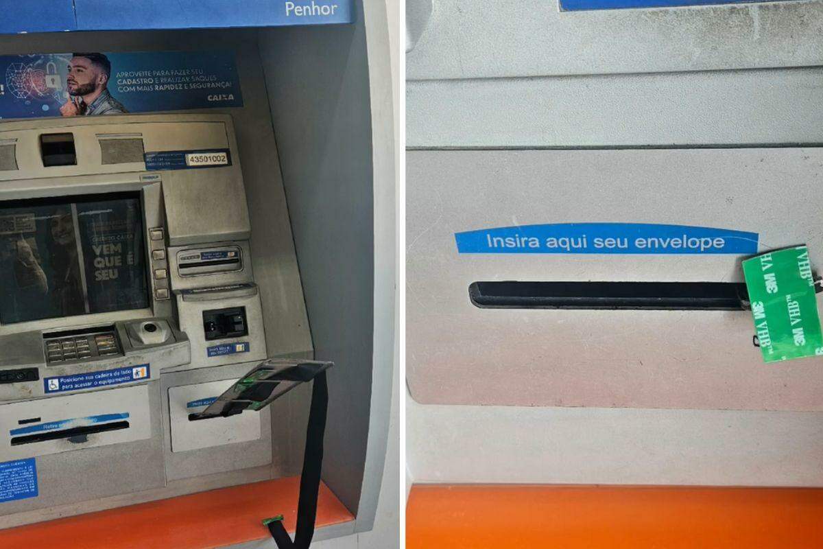 Dispositivos foram removidos de caixa eletrônico em agência no Centro de Juquiá