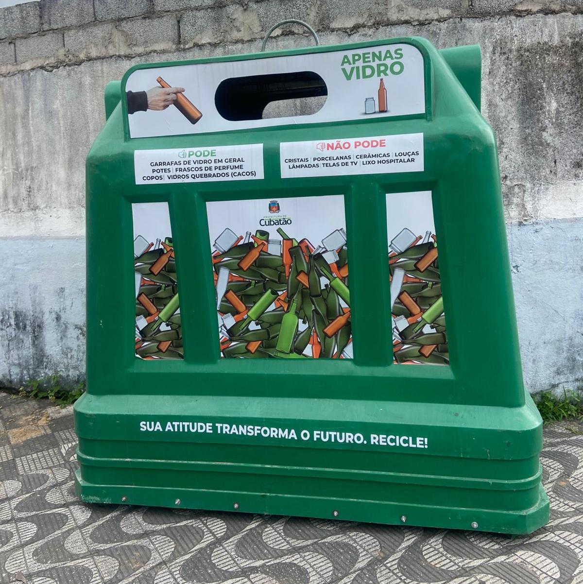 Cidade tem 15 pontos para entrega voluntária de recipientes