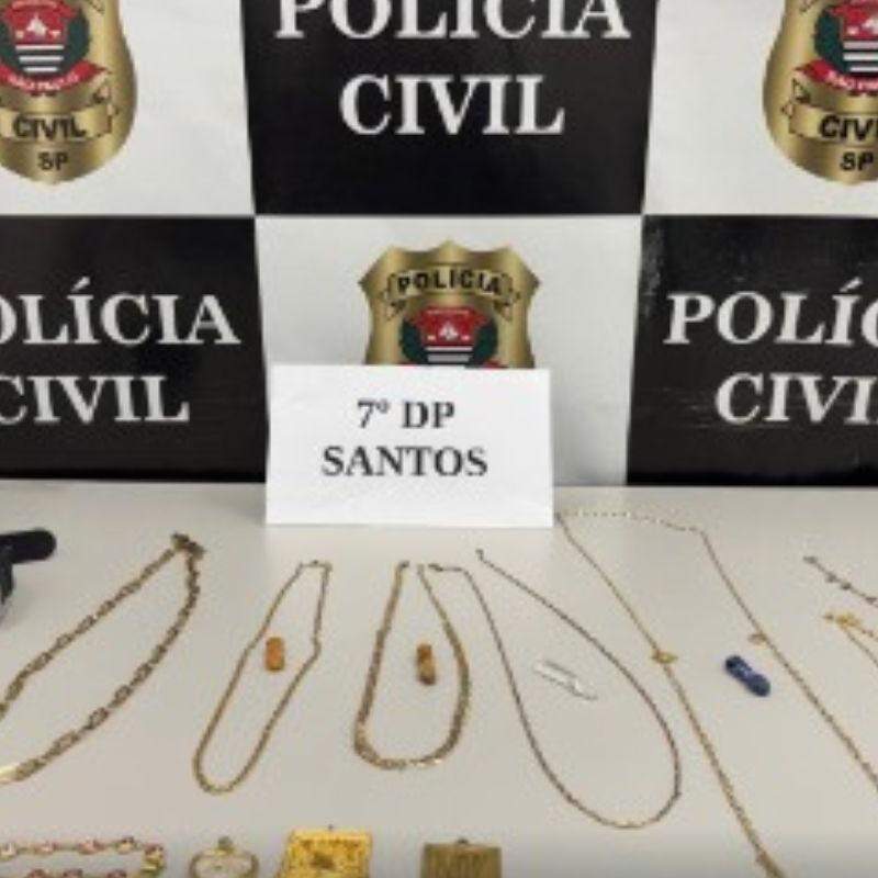 Pertences avaliados em R$ 400 mil foram recuperados pela Polícia Civil