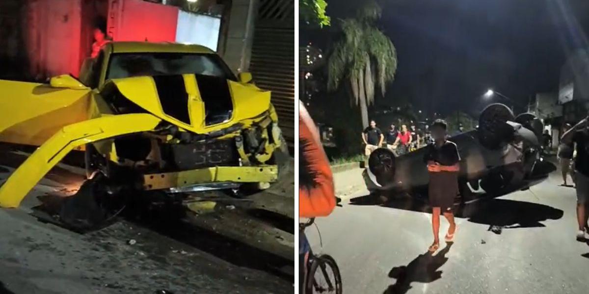 Acidente ocorreu no bairro Sá Catarina de Moraes, em São Vicente