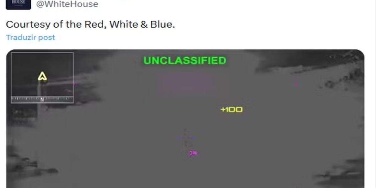 Post da Casa Branca mostra guerra do Irã como videogame que pontua por mortes