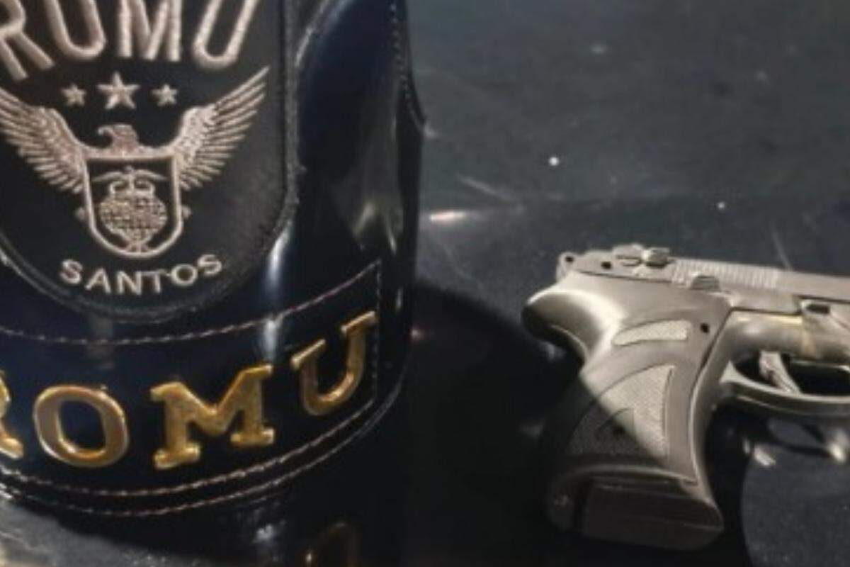 GCM apreende homem que portava simulacro de arma de fogo em Santos