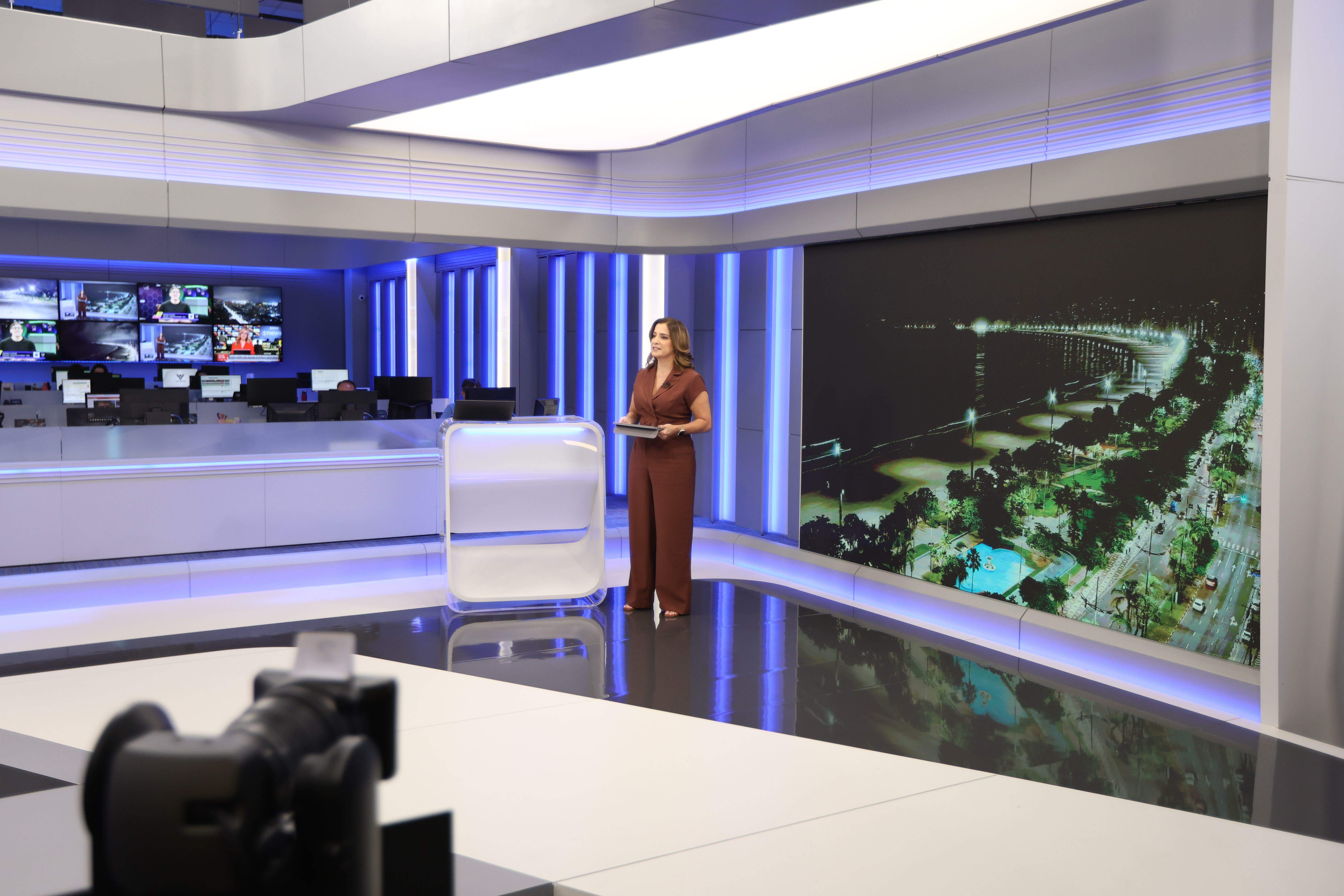 Às 19h02 desta sexta-feira (6), a apresentadora Melissa Paiva iniciou o JT2, a primeira edição dos telejornais da TV Tribuna em um novo espaço