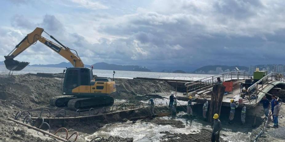 Obras envolvem a construção de dez metros de acesso de concreto em ambos os lados