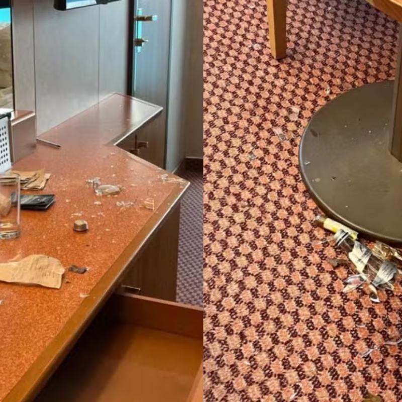 Vítima alega que quebrou uma garrafa de vidro para se proteger