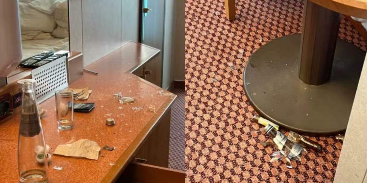 Vítima alega que quebrou uma garrafa de vidro para se proteger