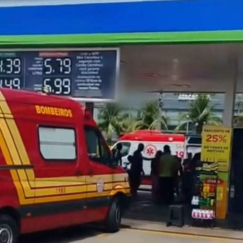 Vítimas foram socorridas pelos Bombeiros e pelo Samu