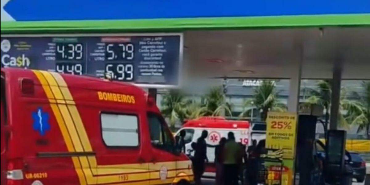 Vítimas foram socorridas pelos Bombeiros e pelo Samu