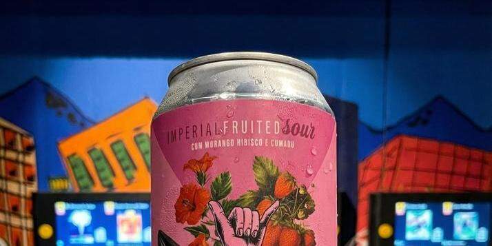 A famosa "cerveja rosa" será o destaque da cervejaria Manube neste domingo