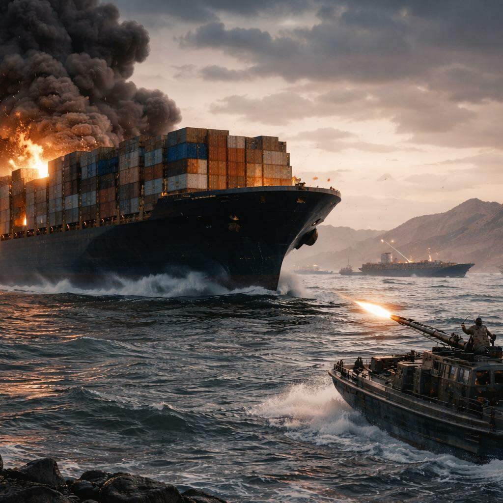 Logística marítima mundial em risco