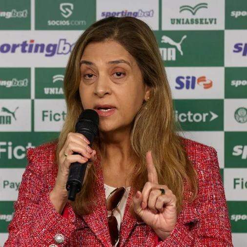 Leila Pereira, presidente do Palmeiras