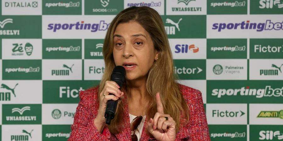 Leila Pereira, presidente do Palmeiras