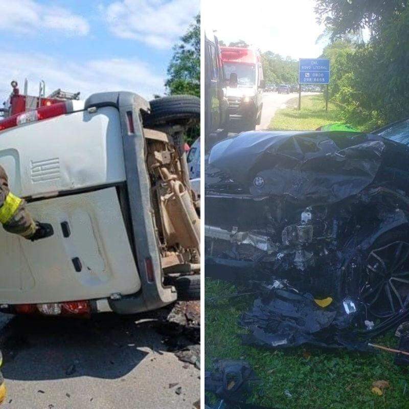 Acidente fatal ocorreu neste domingo (8), na altura de Bertioga