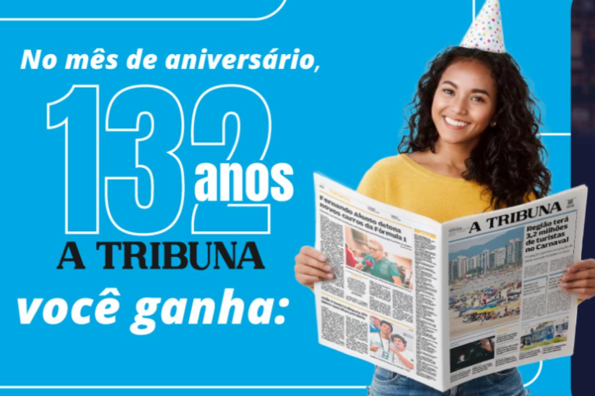 Clube celebra 132 anos de A Tribuna com telemedicina gratuita para assinantes