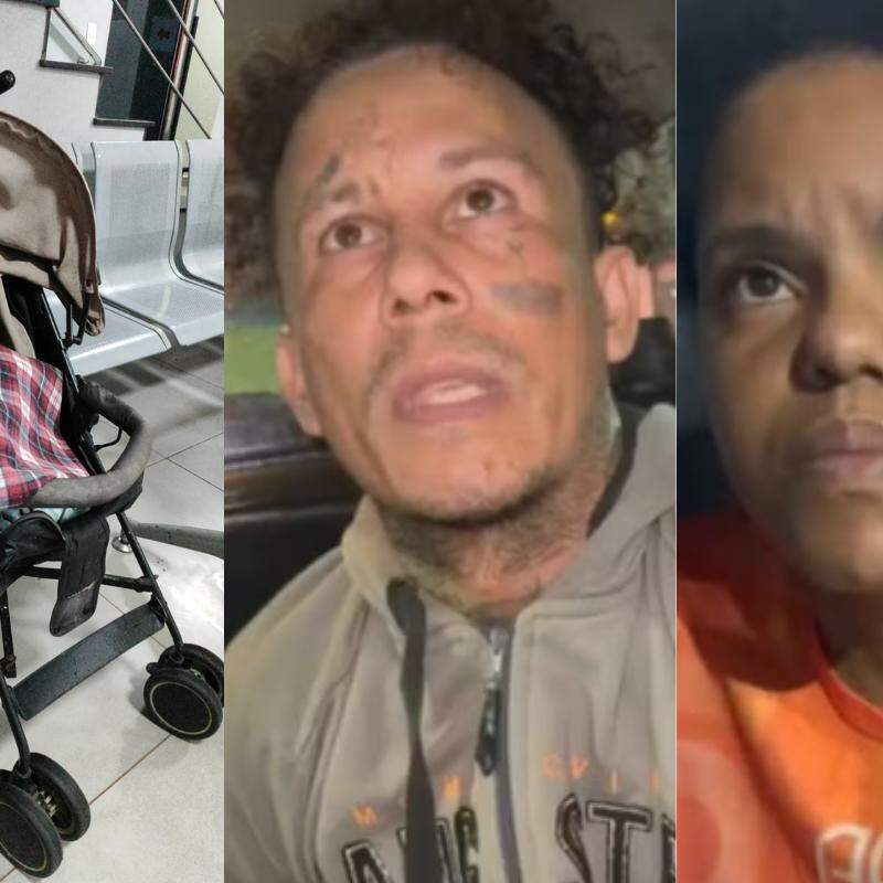 Durante o interrogatório, o padrasto, Marcelo Pereira De Oliveira, de 38 anos, afirmou que a mãe, Thais Daniel Costa, de 30, estava nervosa porque o bebê chorava muito