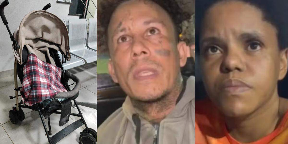 Durante o interrogatório, o padrasto, Marcelo Pereira De Oliveira, de 38 anos, afirmou que a mãe, Thais Daniel Costa, de 30, estava nervosa porque o bebê chorava muito