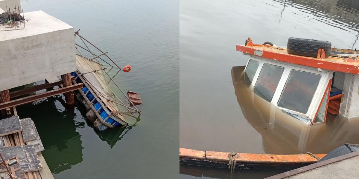 O caso ocorreu por conta da instabilidade das marés