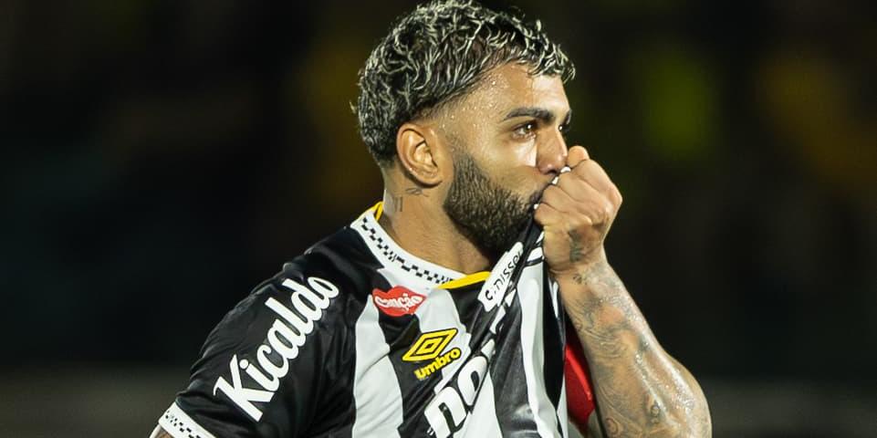 Gabigol foi o nome do jogo do Santos, garantindo o empate