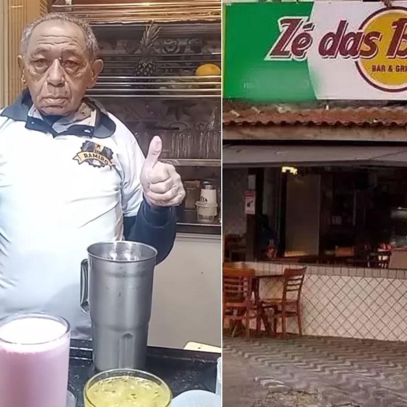 Zé das Batidas ficou conhecido na noite santista devido à preparação de suas bebidas