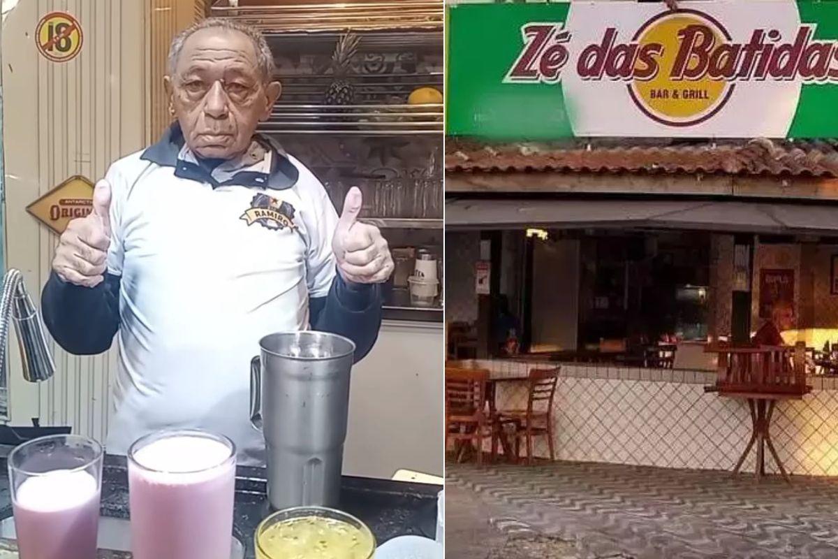 Zé das Batidas ficou conhecido na noite santista devido à preparação de suas bebidas