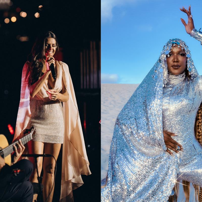 As cantoras Cuca Roseta, fadista, e Majur, com influências afrobrasileiras, se apresentam nesta sexta-feira (13) em Santos