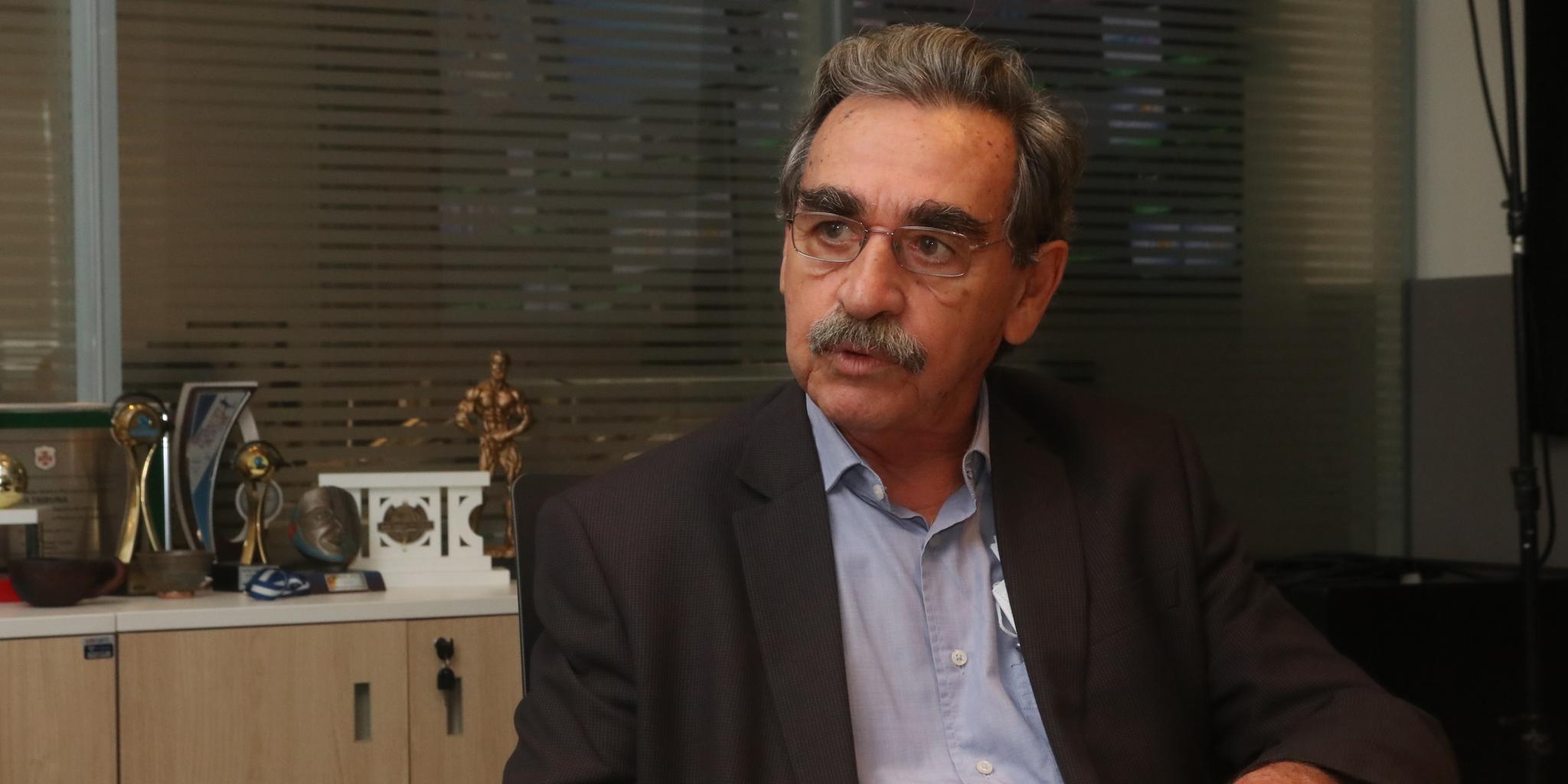 Claudino Guerra Zenaide. Candidato à reeleição à presidência da Unimed Santos