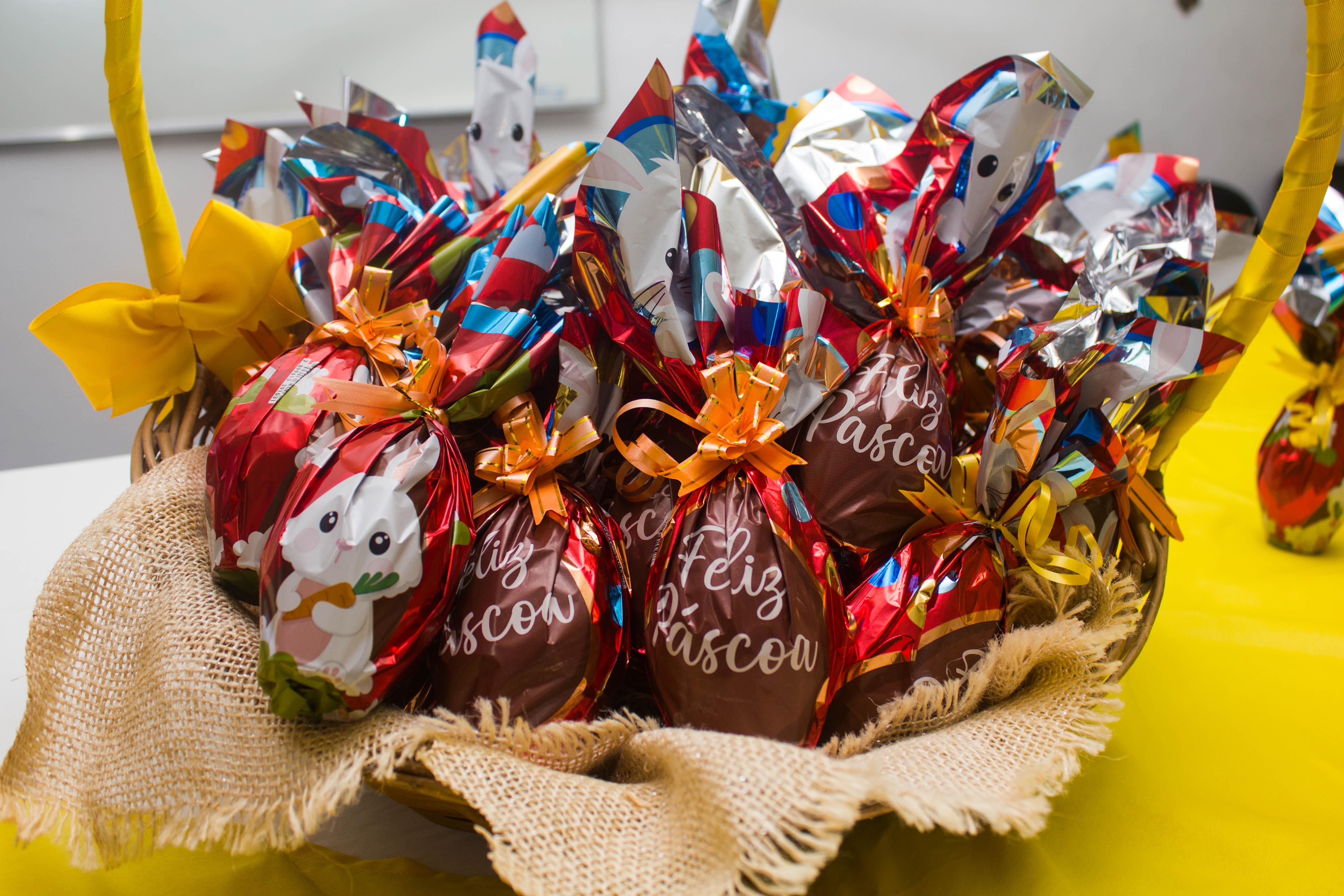 Fundo Social pede doação de ovos de chocolate e barras sem licor, por exemplo, para atender crianças
