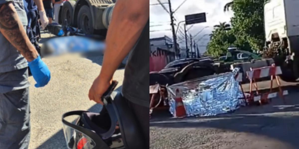 Vítima morreu no local do acidente, na tarde desta sexta (13)