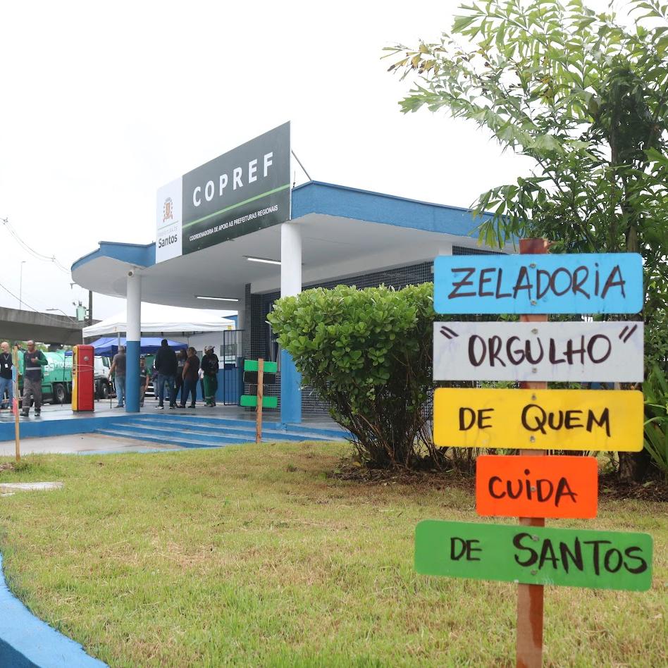Posto Avançado de Zeladoria passou a funcionar este mês no Saboó, em Santos