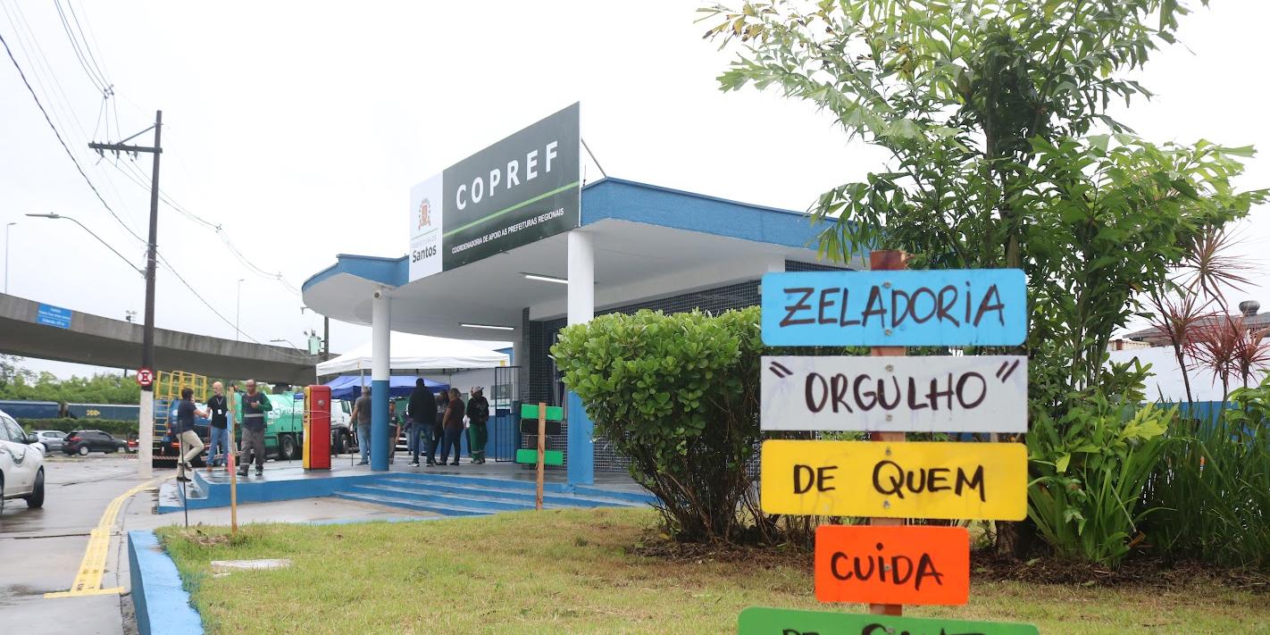 Posto Avançado de Zeladoria passou a funcionar este mês no Saboó, em Santos
