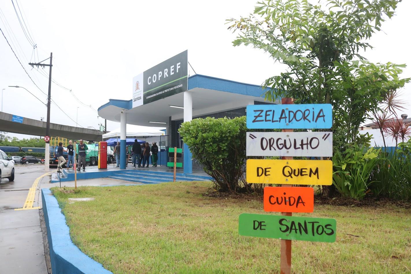 Posto Avançado de Zeladoria passou a funcionar este mês no Saboó, em Santos